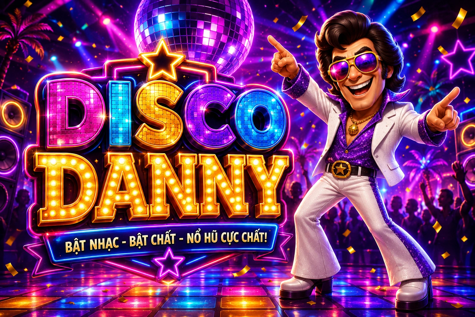 Vũ trường thập niên 70 rực sáng anh chàng Disco Danny trong game SV88 DISCO DANNY