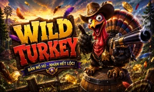 Làng bộ tộc rực sáng Tù Trưởng Gà Tây trong game SV88 WILD TURKEY